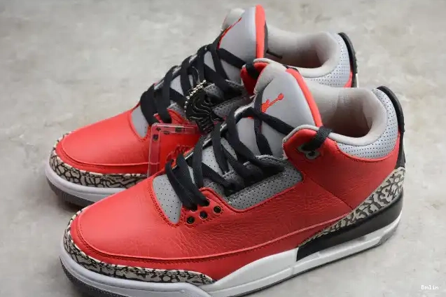 Bmlin 3 Cement CK5692-600 Jordan Red Air 0508